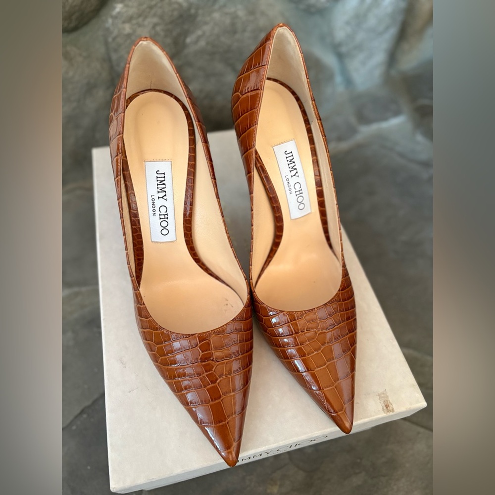 Jimmy Choo Brown Stiletto Heels